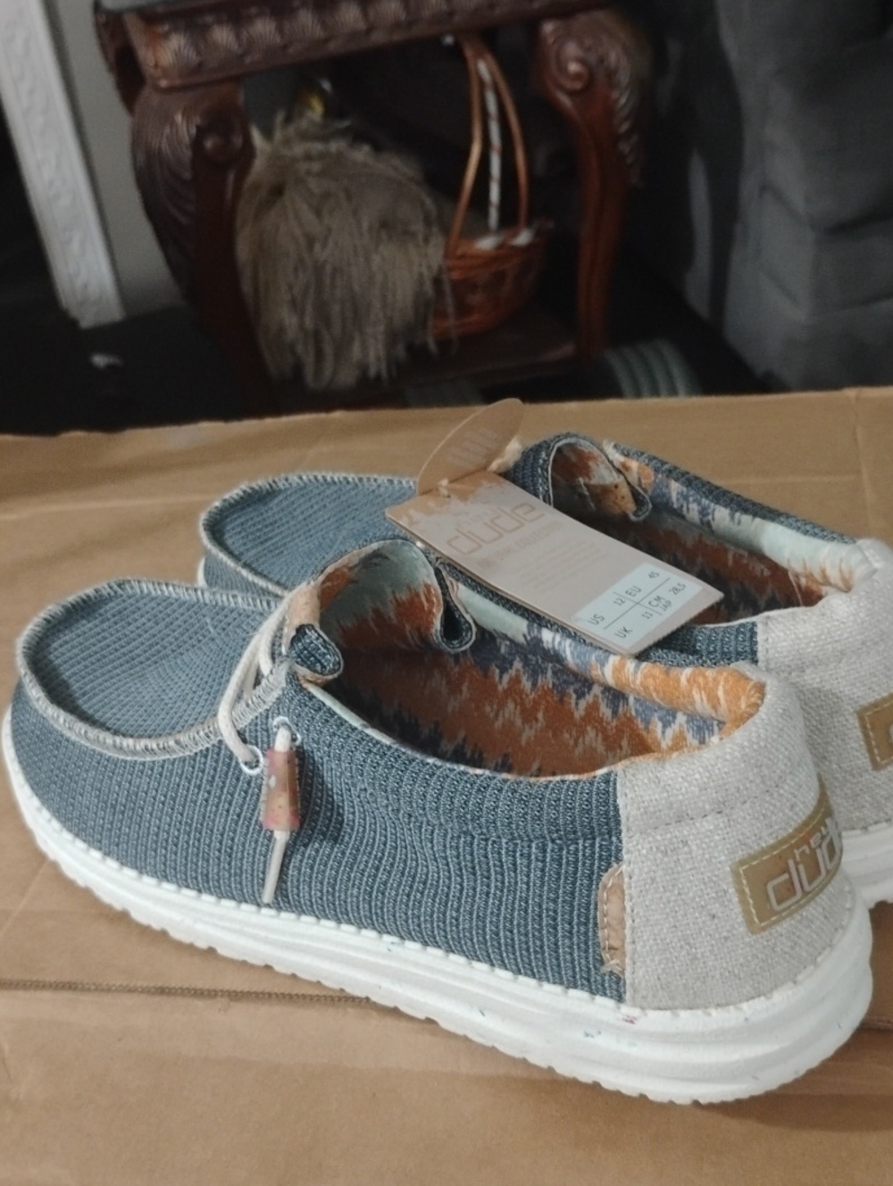 HEY DUDE Wally Eco Sox Aegean